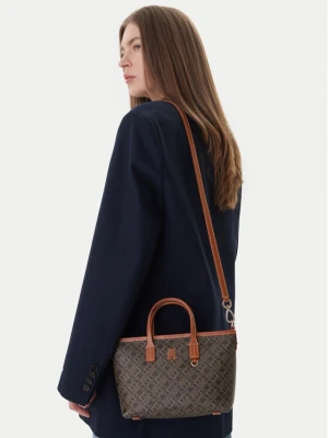 Torebka Tommy Hilfiger Th Monoplay Mini Tote Le AW0AW18848 Czarny
