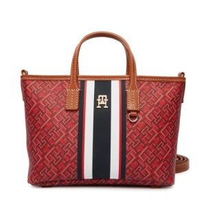 Torebka Tommy Hilfiger Th Monoplay Mini Tote Stripe Le AW0AW18389 Czerwony