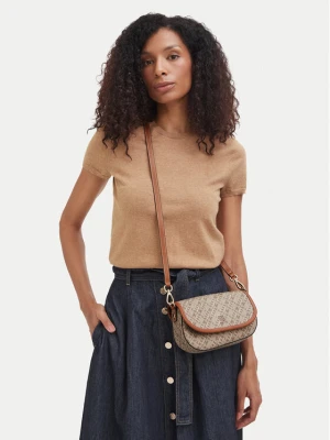 Torebka Tommy Hilfiger Th Monoplay Saddle Bag AW0AW19172 Beżowy jasny