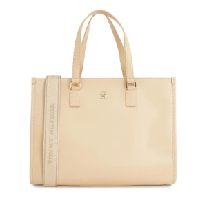 Torebka Tommy Hilfiger Th Monotype Tote AW0AW15978 Beżowy