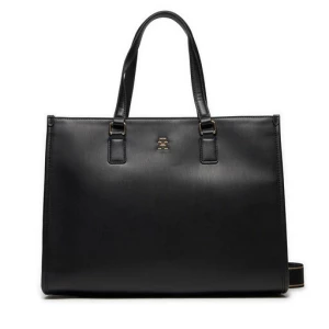 Torebka Tommy Hilfiger Th Monotype Tote AW0AW15978 Black BDS