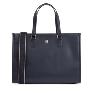 Torebka Tommy Hilfiger Th Monotype Tote AW0AW15978 Space Blue DW6