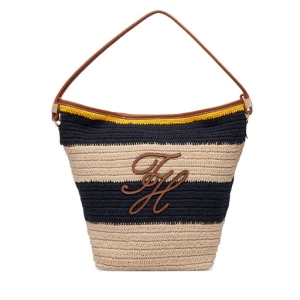 Torebka Tommy Hilfiger Th Nautical Bucket Crochet Str AW0AW18814 Kolorowy