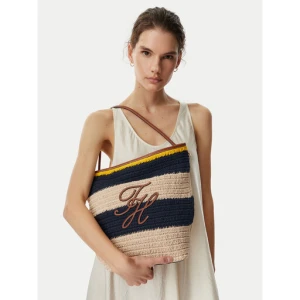 Torebka Tommy Hilfiger Th Nautical Bucket Crochet Str AW0AW18814 Kolorowy