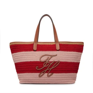 Torebka Tommy Hilfiger Th Nautical Tote Crochet Str AW0AW18816 Kolorowy