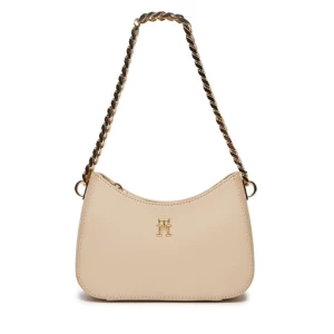 Torebka Tommy Hilfiger Th Refined Chain Shoulder Bag AW0AW16079 White Clay AES