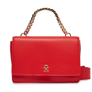 Torebka Tommy Hilfiger Th Refined Med Crossover AW0AW15725 Fierce Red XND