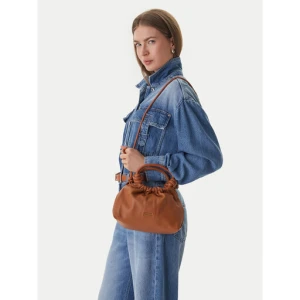 Torebka Tommy Hilfiger Th Soft Leather Med Crossover AW0AW18369 Brązowy