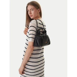 Torebka Tommy Hilfiger Th Soft Leather Med Crossover AW0AW18369 Czarny