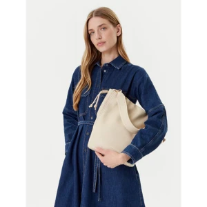 Torebka Tommy Hilfiger Th Soft Summer Bucket AW0AW17540 Beżowy