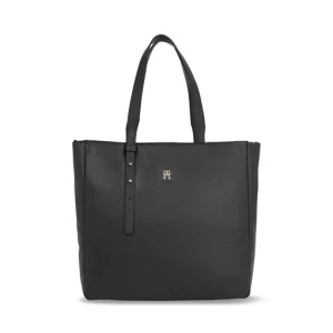 Torebka Tommy Hilfiger Th Soft Tote AW0AW15527 Czarny