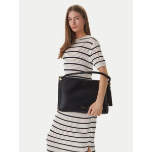 Torebka Tommy Hilfiger Th Statement Leather Bag AW0AW18621 Czarny