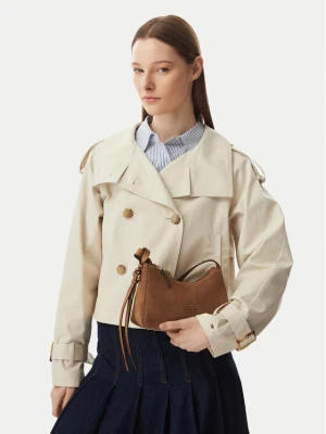 Torebka Tommy Hilfiger Th Statement Mini Should Bag Sue AW0AW18823 Brązowy
