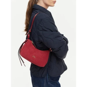 Torebka Tommy Hilfiger Th Statement Mini Should Bag Sue AW0AW18823 Granatowy