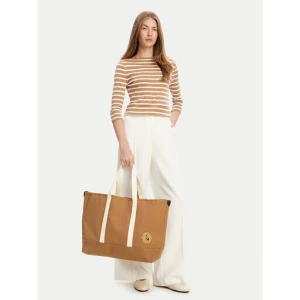 Torebka Tommy Hilfiger Th Summer Tote AM0AM13557 Brązowy