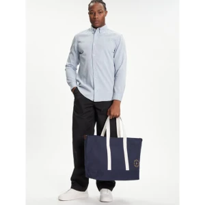 Torebka Tommy Hilfiger Th Summer Tote AM0AM13557 Granatowy