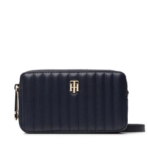 Torebka Tommy Hilfiger Th Timeless Camer Bag Quilted AW0AW13143 Granatowy