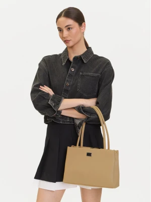 Torebka Tommy Jeans Tjw American Cool Med Tote AW0AW17297 Beżowy