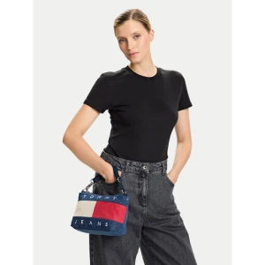 Torebka Tommy Jeans Tjw Archive Denim Shoulder Bag AW0AW18213 Niebieski