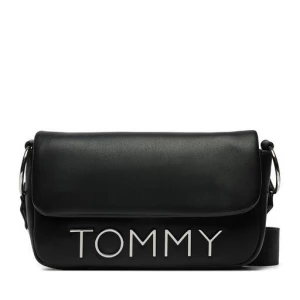 Torebka Tommy Jeans Tjw Bold Elongated Flap Cross. AW0AW16258 Czarny