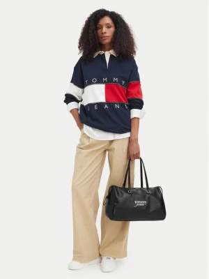 Torebka Tommy Jeans Tjw Bold Script AW0AW19054 Czarny