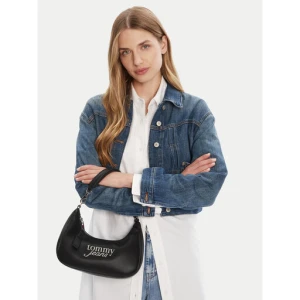 Torebka Tommy Jeans Tjw Bold Script Shoulder Bag AW0AW17895 Czarny