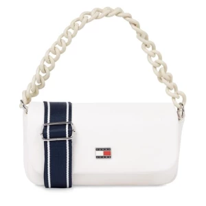 Torebka Tommy Jeans Tjw City-Wide Flap Crossover AW0AW15936 Ancient White YBH