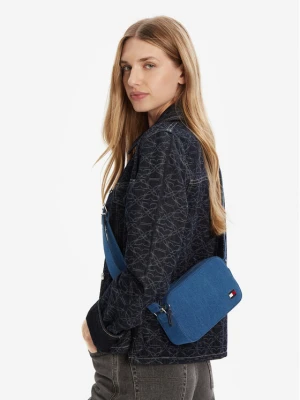 Torebka Tommy Jeans Tjw Cool Denim Camera Bag AW0AW17874 Niebieski