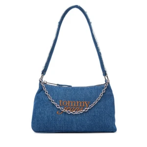 Torebka Tommy Jeans Tjw Cool Denim Shoulder Bag AW0AW18575 Niebieski