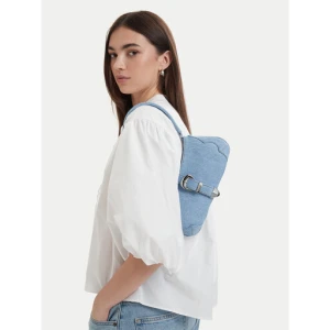 Torebka Tommy Jeans Tjw Cool Denim Shoulder Bag AW0AW18878 Niebieski