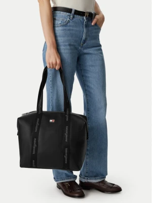 Torebka Tommy Jeans Tjw Daily Elevated Tote AW0AW19046 Czarny