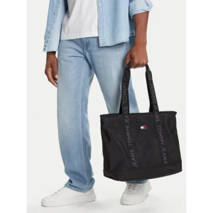 Torebka Tommy Jeans Tjw Daily Tote AW0AW17567 Czarny