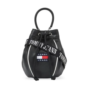 Torebka Tommy Jeans Tjw Heritage Bucket Bag AW0AW15437 Czarny
