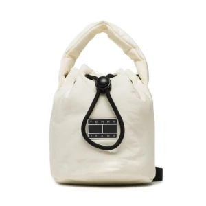 Torebka Tommy Jeans Tjw Hype Conscious Bucket Bag AW0AW14142 Écru