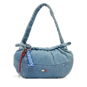 Torebka Tommy Jeans Tjw Icon Charms Denim Shlder Bag AW0AW18883 Niebieski
