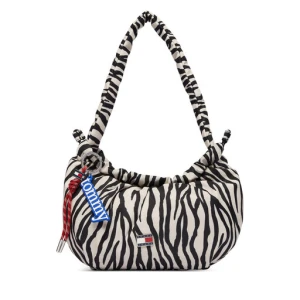 Torebka Tommy Jeans Tjw Icon Charms Zebra Shlder Bag AW0AW18882 Biały