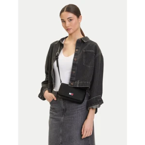Torebka Tommy Jeans Tjw Must Flap Crossover AW0AW17553 Czarny