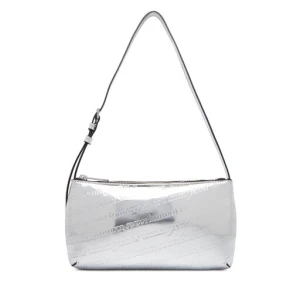 Torebka Tommy Jeans Tjw Must Metallic Shoulder Bag AW0AW18009 Srebrny