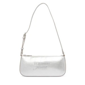 Torebka Tommy Jeans Tjw Must Metallic Shoulder Bag AW0AW18457 Srebrny