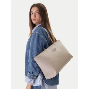 Torebka Tommy Jeans Tjw Must Tote AW0AW18455 Beżowy