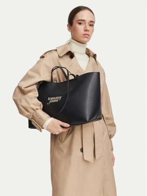 Torebka Tommy Jeans Tjw Must Tote AW0AW19051 Czarny