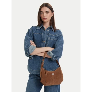 Torebka Tommy Jeans Tjw Slouchy Suede Shoulder Bag AW0AW18859 Brązowy