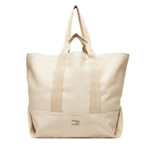 Torebka Tommy Jeans Tjw Tote Edition Canvas AW0AW17542 Beżowy