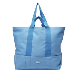 Torebka Tommy Jeans Tjw Tote Edition Canvas AW0AW17542 Niebieski
