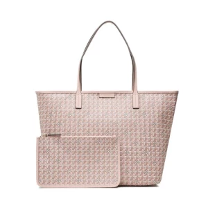 Torebka Tory Burch Basketweave Tote 145634 Różowy