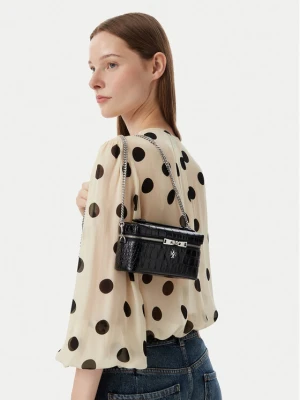 Torebka Tory Burch Charlie Embossed 185868 Czarny