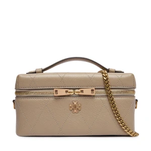 Torebka Tory Burch Charlie Quilted East-West Vanity Case 186036 Beżowy