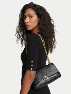 Torebka Tory Burch Charlie Quilted Small Shoulder Bag 185829 Czarny