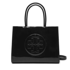 Torebka Tory Burch Ella Bio Patent Small Tote 161876 Czarny