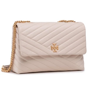 Torebka Tory Burch Kira Chevron Convertible Shoulder Bag 58465 Beżowy